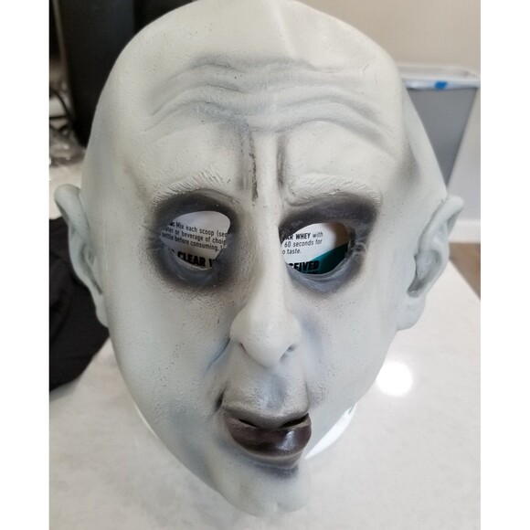 Vintage Rubies Uncle Fester latex over the head mask with hood - Picture 1 of 10
